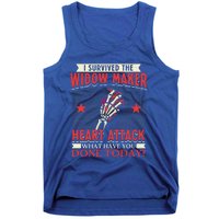 I Survived The Widow Maker Heart Attack Cardiac Arrest Meaningful Gift Tank Top