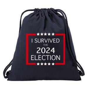 I Survived The 2024 Election Drawstring Bag