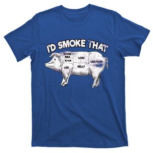 I'd Smoke That Pig Grill Bbq Meat Barbeque T-Shirt