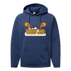 Inappropriate Shaking Tits And Taking Shits Embarassing Performance Fleece Hoodie