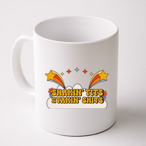 Inappropriate Shaking Tits And Taking Shits Embarassing Coffee Mug