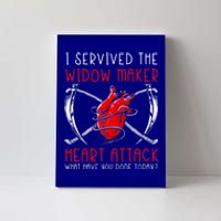 I Survived The Widow Maker Heart Attack Heart Disease Gift Canvas