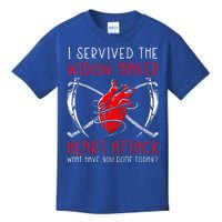 I Survived The Widow Maker Heart Attack Heart Disease Gift Kids T-Shirt