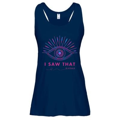 I Saw That Ladies Essential Flowy Tank