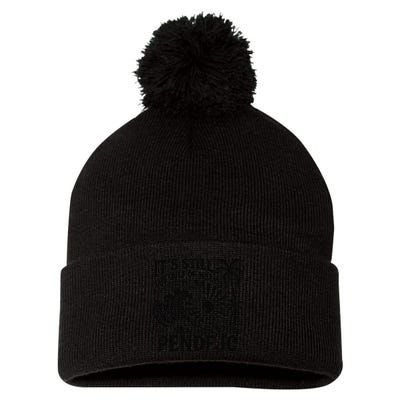 Its Still The Gulf Of Mexico Pendejo Gift Pom Pom 12in Knit Beanie