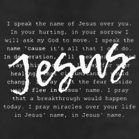 I Speak The Name Of Jesus Christian Faith Prayer Adult Drive Performance Visor
