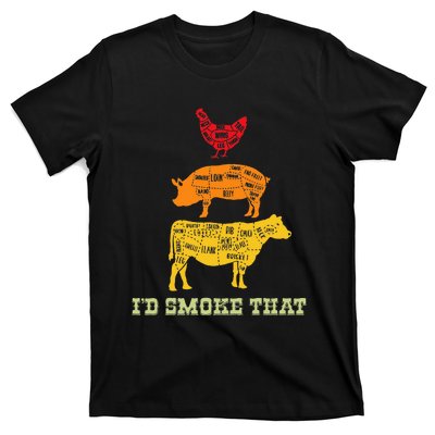 Id Smoke That Barbecue BBQ T-Shirt