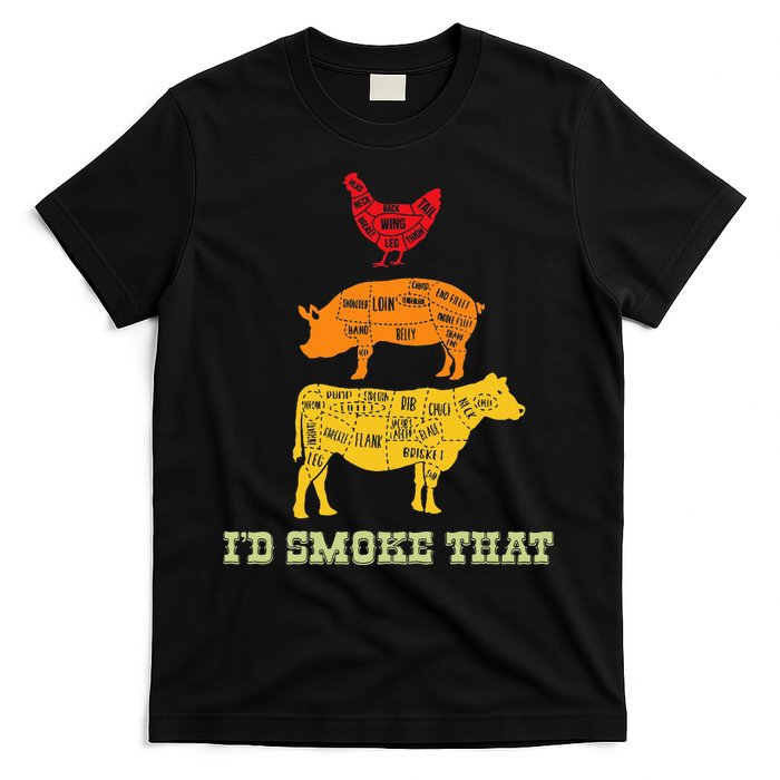 Id Smoke That Barbecue BBQ T-Shirt