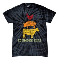 Id Smoke That Barbecue BBQ Tie-Dye T-Shirt