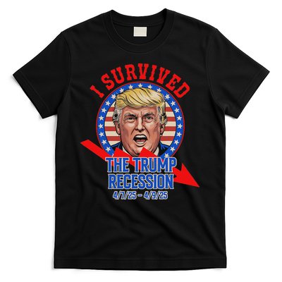 I Survived The Trump Recession Funny T-Shirt