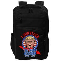 I Survived The Trump Recession Funny Impact Tech Backpack
