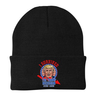 I Survived The Trump Recession Funny Beanie