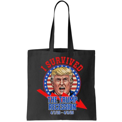 I Survived The Trump Recession Funny Bag