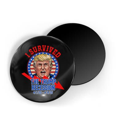 I Survived The Trump Recession Funny Magnet