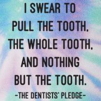 I Swear To Pull The Tooth The Whole Tooth And Nothing But The Tooth Legacy Tie Dye Trucker Hat