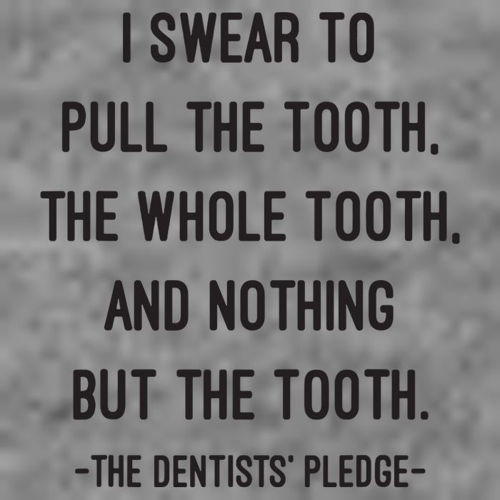 I Swear To Pull The Tooth The Whole Tooth And Nothing But The Tooth Toddler Sweatshirt