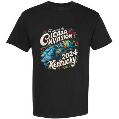 I Survived The Cicada Invasion Brood Xix Xiii Kentucky Garment-Dyed Heavyweight T-Shirt