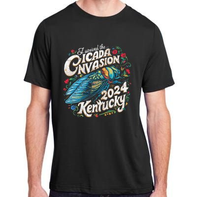 I Survived The Cicada Invasion Brood Xix Xiii Kentucky Adult ChromaSoft Performance T-Shirt