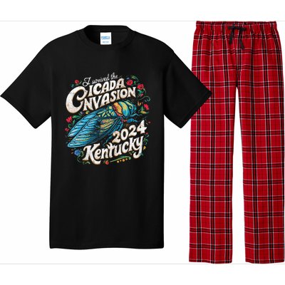 I Survived The Cicada Invasion Brood Xix Xiii Kentucky Pajama Set