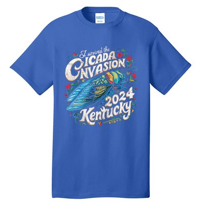 I Survived The Cicada Invasion Brood Xix Xiii Kentucky Tall T-Shirt