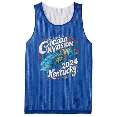 I Survived The Cicada Invasion Brood Xix Xiii Kentucky Mesh Reversible Basketball Jersey Tank