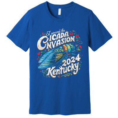 I Survived The Cicada Invasion Brood Xix Xiii Kentucky Premium T-Shirt