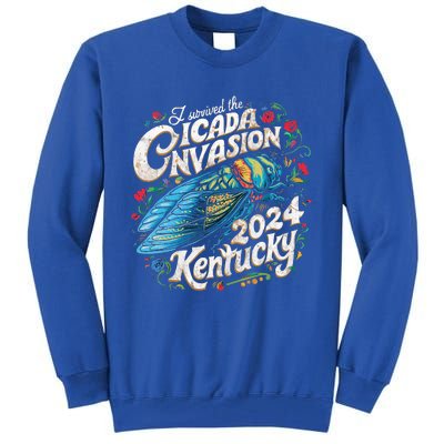 I Survived The Cicada Invasion Brood Xix Xiii Kentucky Tall Sweatshirt