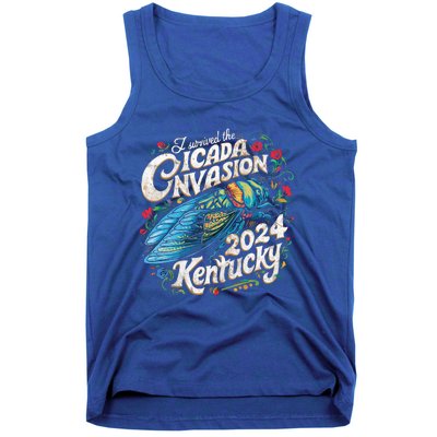 I Survived The Cicada Invasion Brood Xix Xiii Kentucky Tank Top