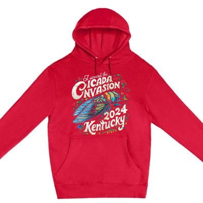 I Survived The Cicada Invasion Brood Xix Xiii Kentucky Premium Pullover Hoodie