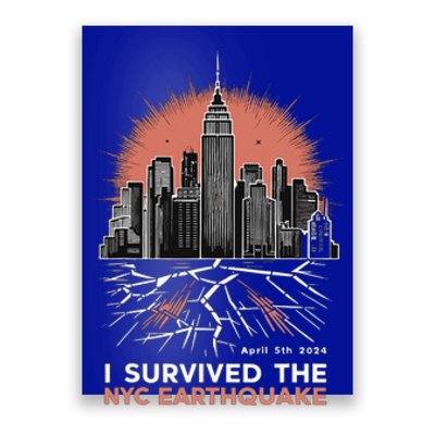 I Survived The Nyc Earthquake Poster