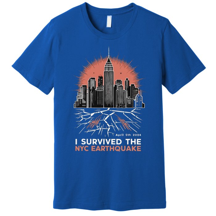 I Survived The Nyc Earthquake Premium T-Shirt