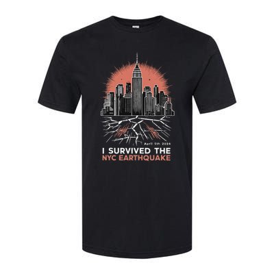 I Survived The Nyc Earthquake Softstyle® CVC T-Shirt