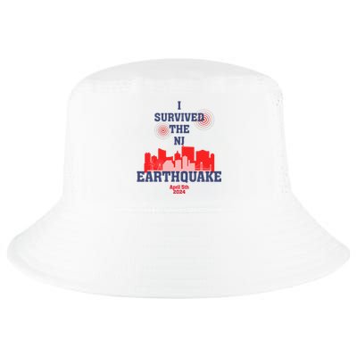 I Survived The Nj Earthquake Cool Comfort Performance Bucket Hat