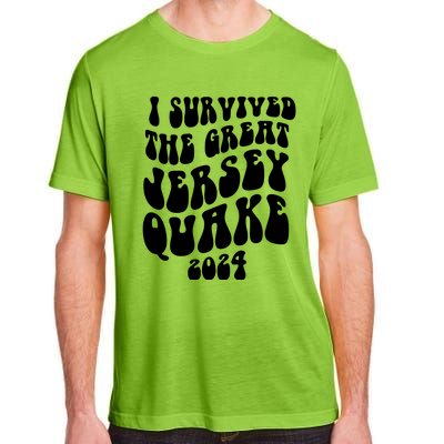 I Survived The New Jersey Earthquake Adult ChromaSoft Performance T-Shirt