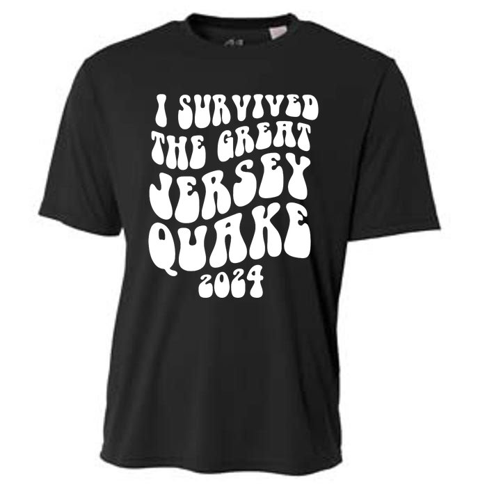 I Survived The New Jersey Earthquake Cooling Performance Crew T-Shirt