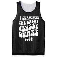 I Survived The New Jersey Earthquake Mesh Reversible Basketball Jersey Tank