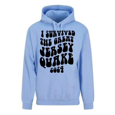 I Survived The New Jersey Earthquake Unisex Surf Hoodie