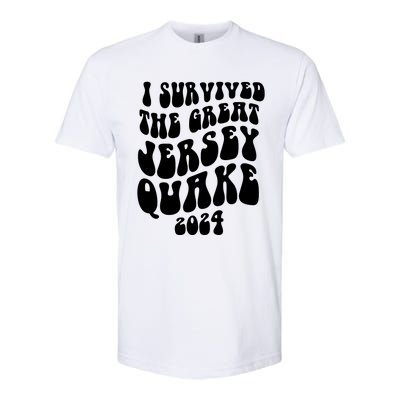 I Survived The New Jersey Earthquake Softstyle CVC T-Shirt