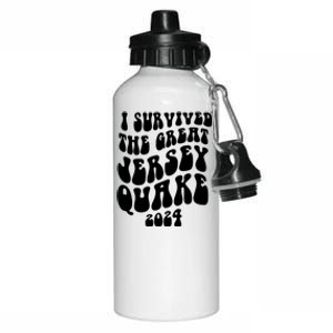 I Survived The New Jersey Earthquake Aluminum Water Bottle