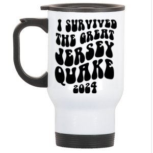 I Survived The New Jersey Earthquake Stainless Steel Travel Mug