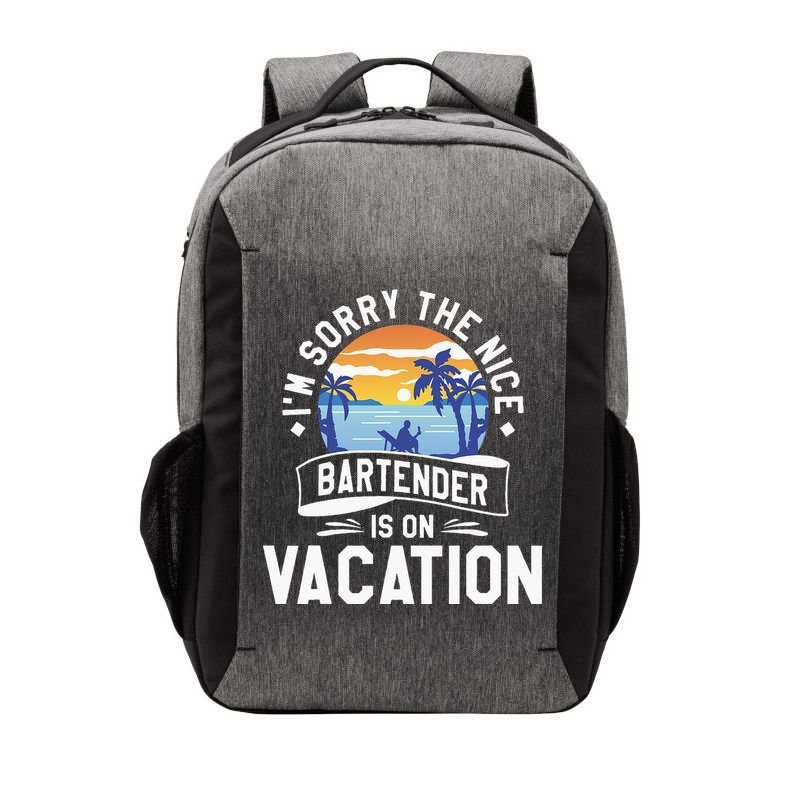 IM Sorry The Nice Bartender Is On Vacation Bartending Vector Backpack