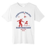 I Survived The Nyc Earthquake Funny April 5th 2024 Tall Fusion ChromaSoft Performance T-Shirt