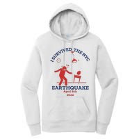 I Survived The Nyc Earthquake Funny April 5th 2024 Women's Pullover Hoodie