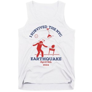 I Survived The Nyc Earthquake Funny April 5th 2024 Tank Top