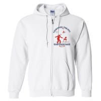 I Survived The Nyc Earthquake Funny April 5th 2024 Full Zip Hoodie