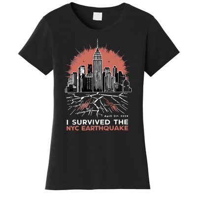 I Survived The Nyc Earthquake Women's T-Shirt