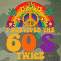 I Survived The 60s Twice Sixties 70th Birthday Legacy Tie Dye Trucker Hat