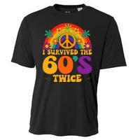 I Survived The 60s Twice Sixties 70th Birthday Cooling Performance Crew T-Shirt