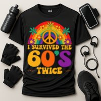 I Survived The 60s Twice Sixties 70th Birthday Performance Shirt