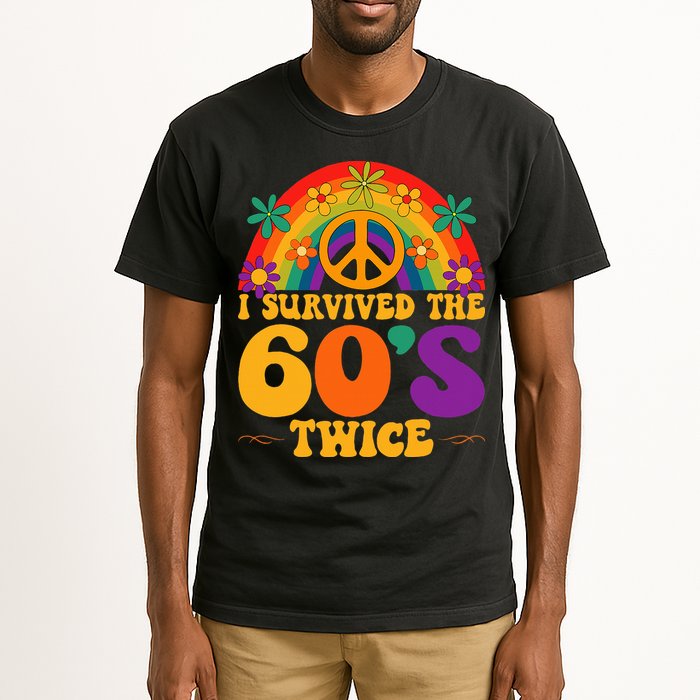 I Survived The 60s Twice Sixties 70th Birthday Tall T-Shirt